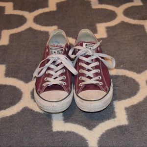 Maroon Converse